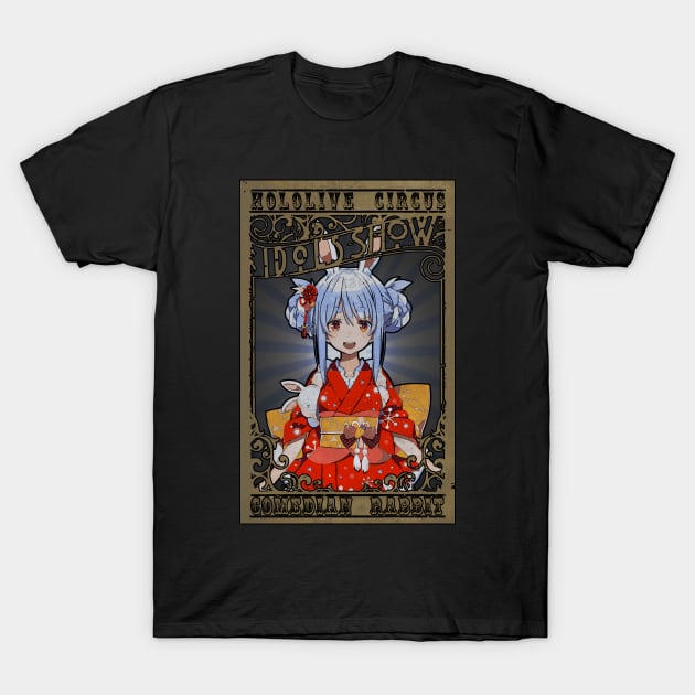 Usada Pekora Hololive Circus T-Shirt by TonaPlancarte